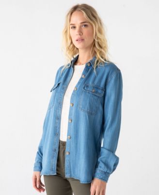 thread and supply denim shirt