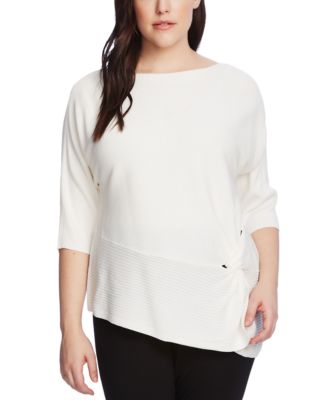 plus size ribbed sweater