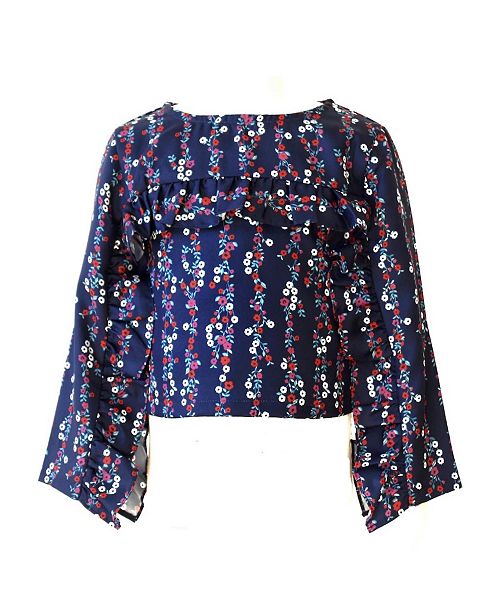 kinderkind big girls floral ruffle top reviews shirts tops kids macy s kinderkind big girls floral ruffle top