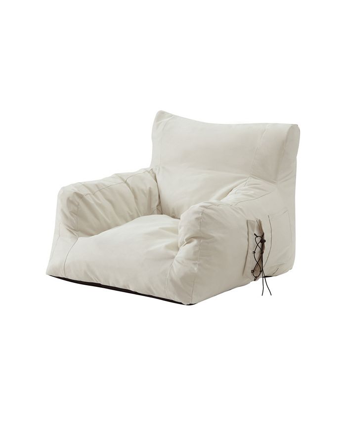 Loungie Comfy Nylon Foam Lounge Chair Reviews Furniture Macy S