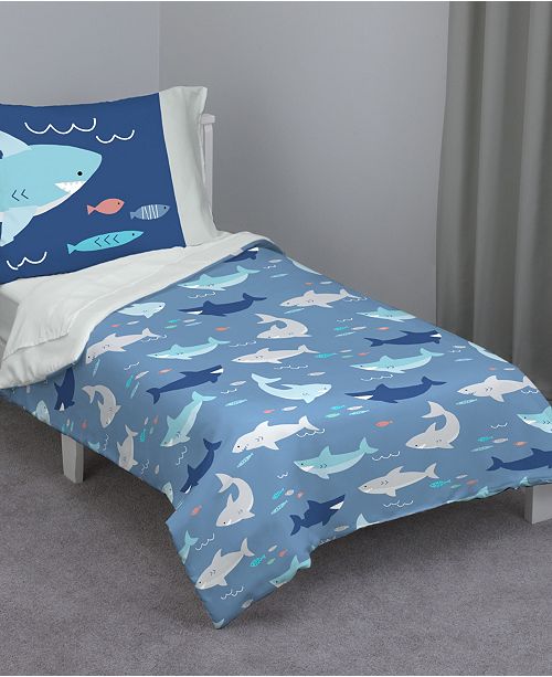 Amazon Com Apjjq Christmas Shark Duvet Cover Sets Full Queen 3d Microfiber Wave Surf Beach Blue Gray Sharks Bedspread Printed Shark Bedding Set For Kids Boys Girls With Pillowcase Gift White Home Kitchen