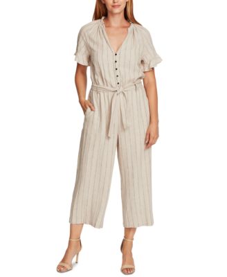 vince camuto belted jumpsuit