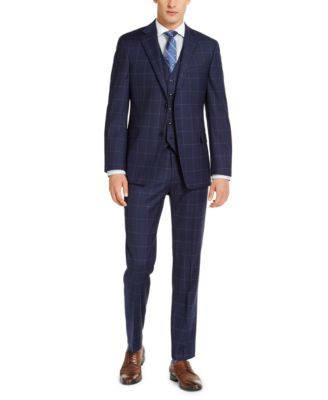 tommy hilfiger windowpane suit