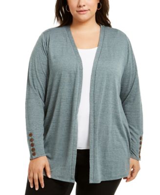 macys plus size cardigan sweaters