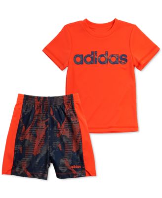 childrens adidas shorts and shirt