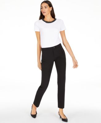 alfani skinny leg tummy control pants