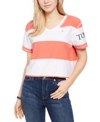 tommy jeans cropped shirt