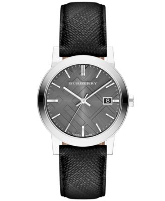 macys mens burberry watch