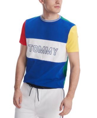 tommy hilfiger colorblock shirt