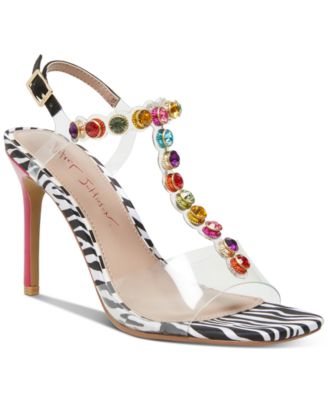 betsey johnson clear shoes