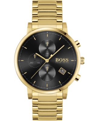 boss mens gold watch