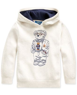 boys polo bear hoodie