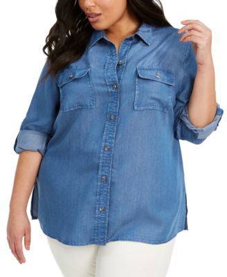 charter club plus size shirts & tops