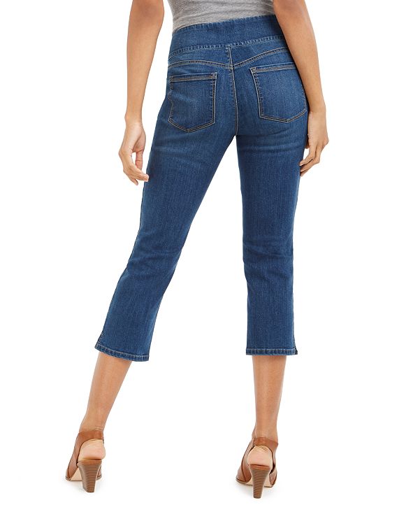 Style & Co Pull-On Capri Jeans, Created for Macy's & Reviews - Jeans ...