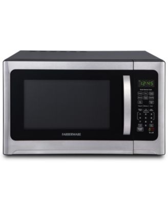 Микроволновая печь Farberware Professional FMO12AHTBKE мощностью 1100 Вт, объемом 1,2 кубических фута, с сенсорным управлением, Нержавеющая сталь/Черная пленка