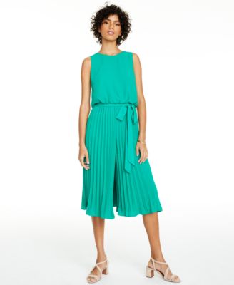 vince pleated jumpsuit