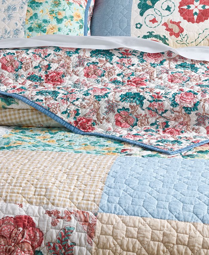 Martha Stewart Collection LAST ACT! Country Flora Patchwork Reversible