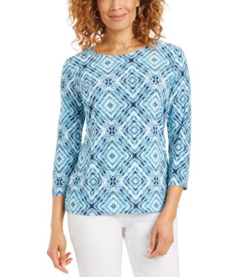 macy's jm collection petite tops
