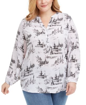 charter club plus size shirts & tops