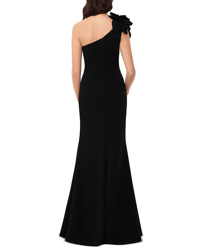xscape one shoulder gown