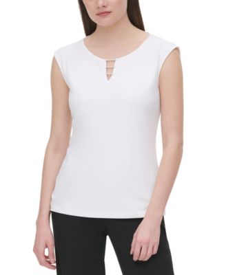 macys sleeveless tops