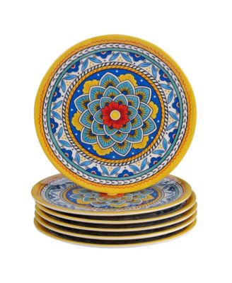 Сертифицированный международный меламин Portofino, 6 шт. Тарелки для салата