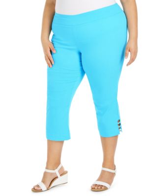 macys plus size capris