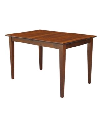 Международный концептуальный стол с удлинителем-бабочкой коричневого цвета