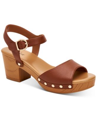 macy's closed toe sandals