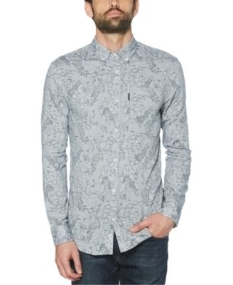 Long Sleeve Button-Down Shirt Sapphire 