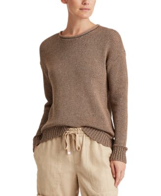 Lauren Ralph Lauren Gold-Tone Sweater 