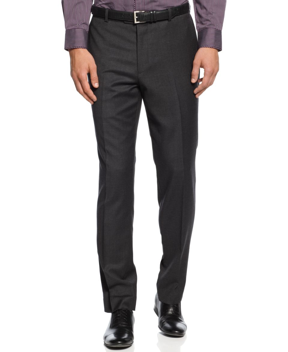 Bar III Suit Separates, Charcoal Checked Blazer Slim Fit   Blazers & Sport Coats   Men