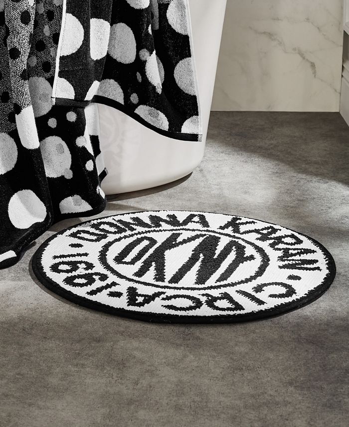 DKNY Circle Logo Bath Rug & Reviews Bath Rugs & Bath Mats Bed