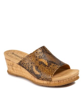 Baretraps Flossey Slip-On Wedge Sandals 