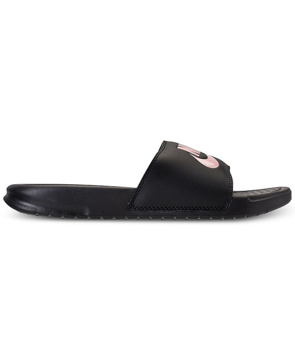 Nike Womens Benassi Jdi Swoosh Slide Sandals From Finish Line And Reviews Finish Line Athletic 