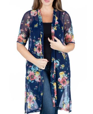 macys plus size kimono