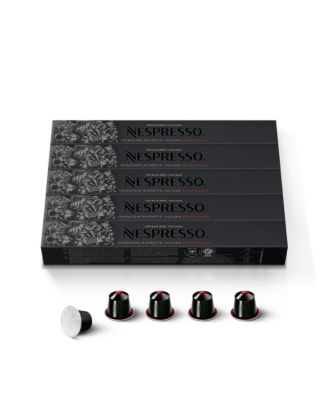 Капсулы Nespresso OriginalLine, Ристретто без кофеина, Эспрессо темной обжарки, 50 порций эспрессо в капсулах