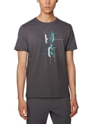 mens grey hugo boss t shirt