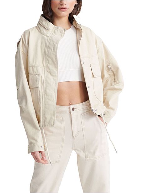 Superdry Women S Bora Cropped Jacket Reviews Women Macy S