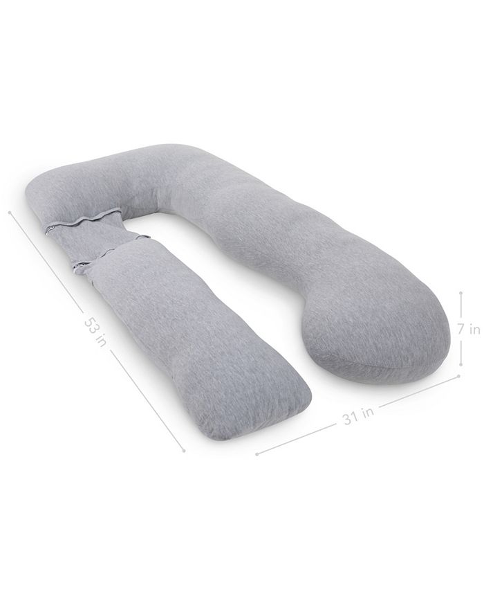 PharMeDoc Pregnancy U Shaped Full Body Pillow with Jersey Cover
