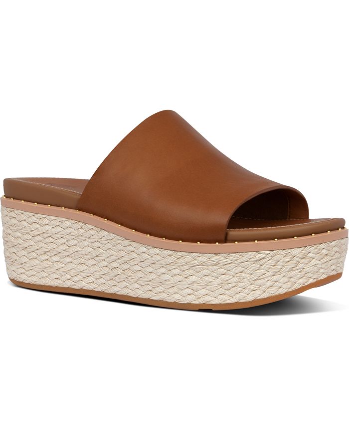 espadrille wedge slide