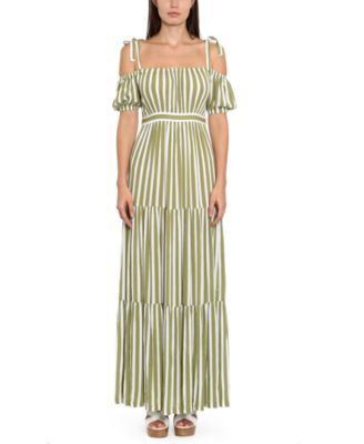 cold shoulder maxi dresses for wedding