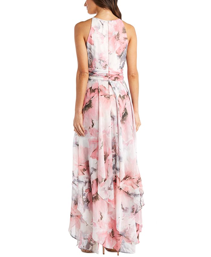 R & M Richards Floral-Print Keyhole Gown & Reviews - Dresses - Women ...
