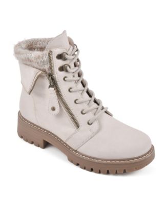 macy's winter white boots