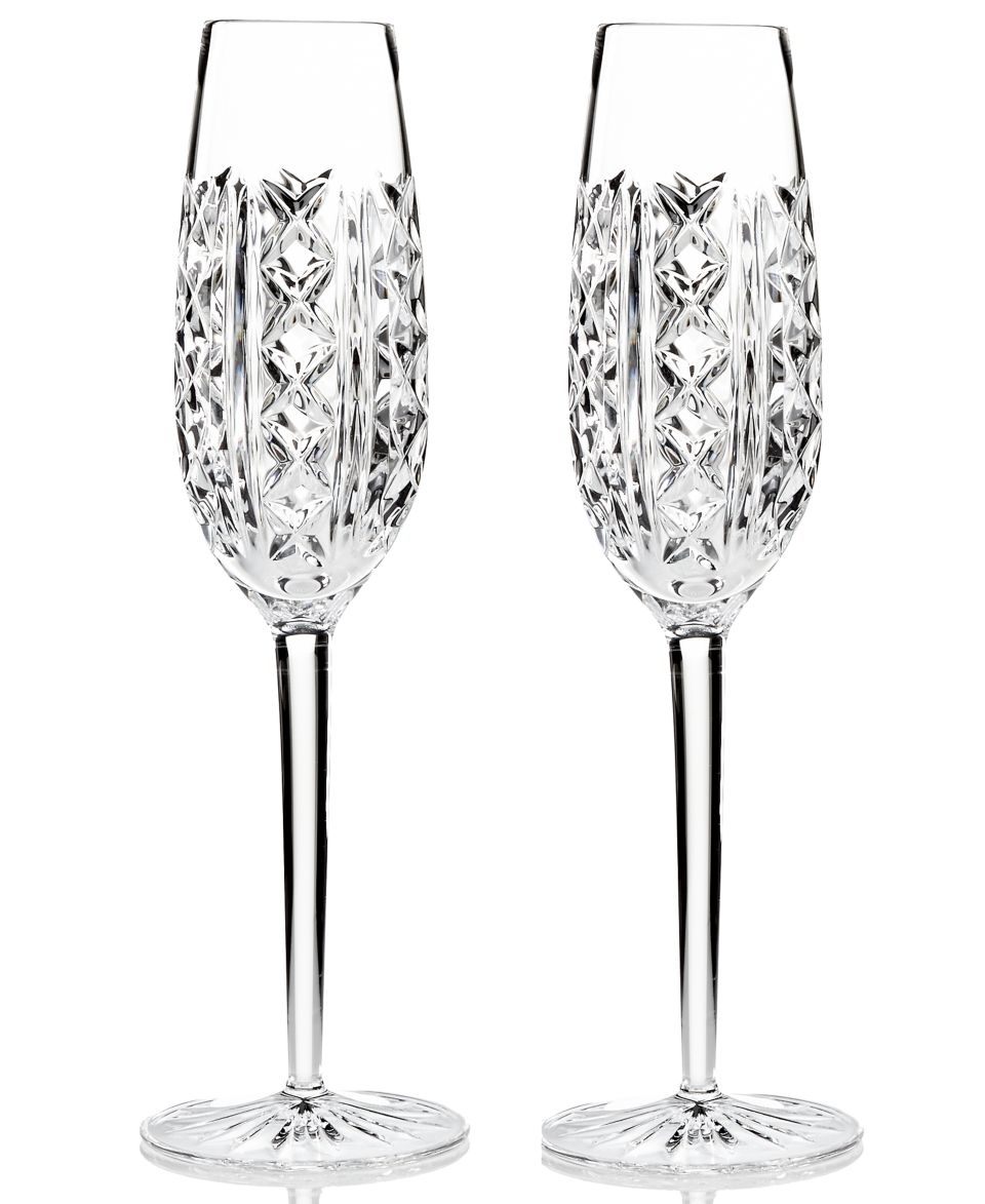 Waterford Stemware, Happy Celebrations Toasting Flutes, Set of 2   Collections   For The Home