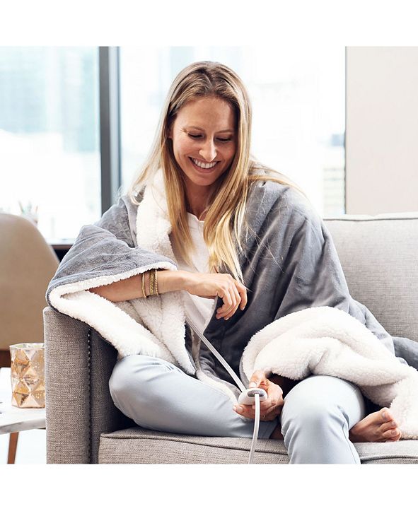 Pure Enrichment Purerelief Electric Throw Blanket & Reviews Blankets