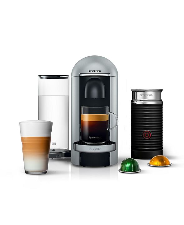 Nespresso by Breville Vertuo Plus Deluxe with Aeroccino & Reviews