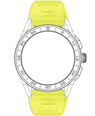 tag heuer connected yellow strap
