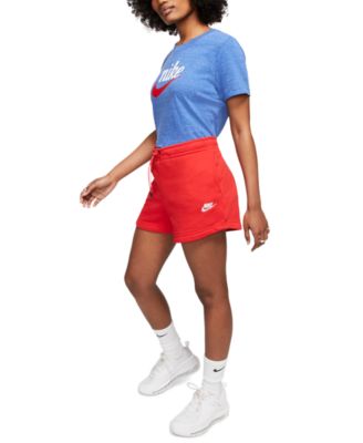 nike essential french terry shorts