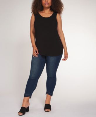 macys plus size tank tops